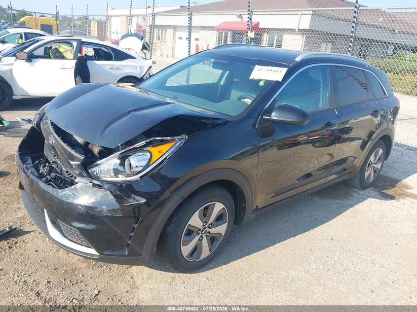 Vin: kndcb3lc4j5210829, lot: 46248205, kia niro lx 20182
