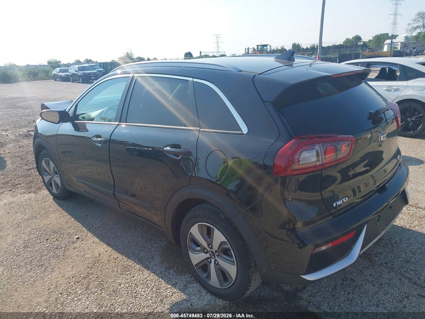 Vin: kndcb3lc4j5210829, lot: 46248205, kia niro lx 20183