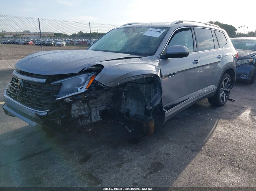 Vin: 1v2fr2ca5rc545511, lot: 46248220, volkswagen atlas 2.0t sel premium r-line 20242