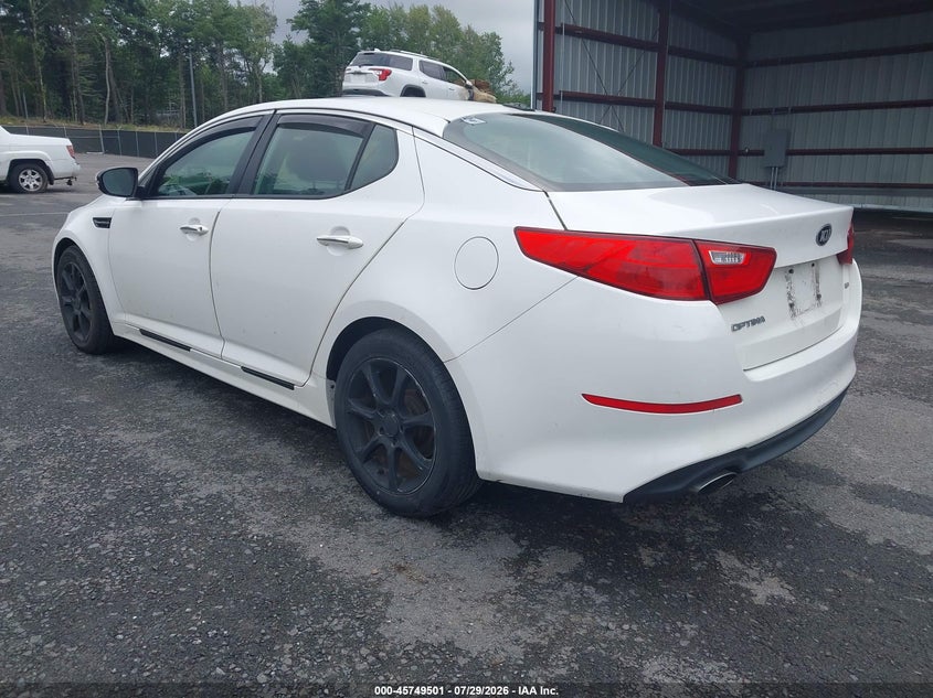 Vin: knagm4a79f5628671, lot: 46248223, kia optima lx 20153