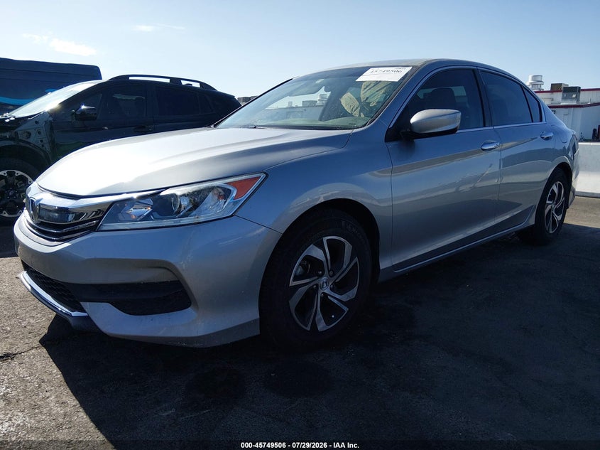 Vin: 1hgcr2f36ga125817, lot: 46248226, honda accord lx 20162