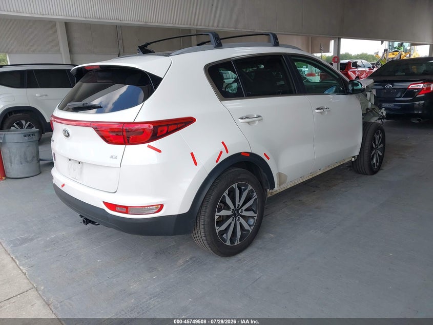 Vin: kndpn3ac6h7259024, lot: 46248230, kia sportage ex 20174