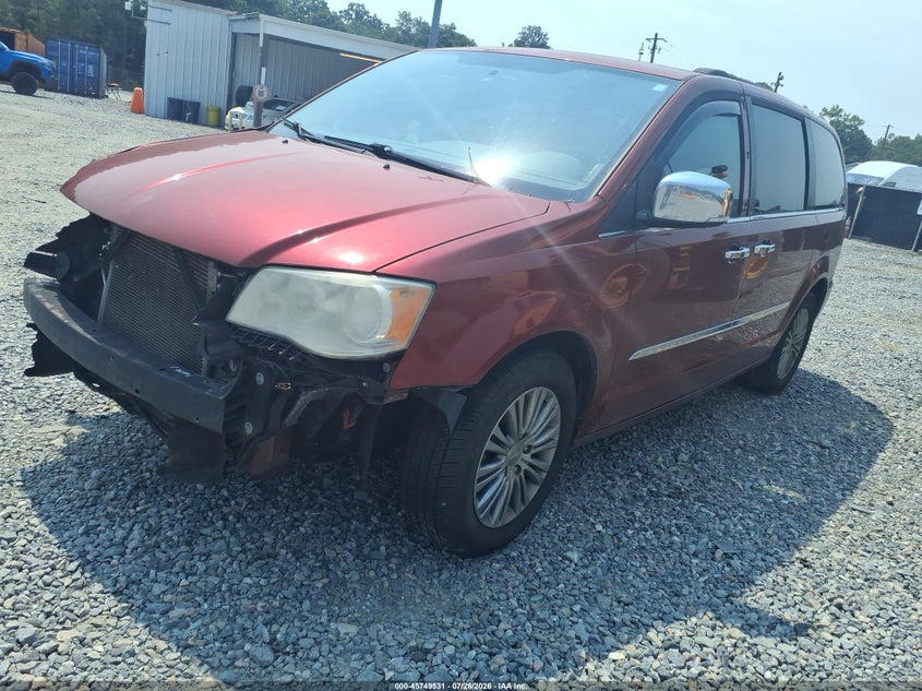 Vin: 2c4rc1cg0er332871, lot: 46248253, chrysler town & country touring-l 20142