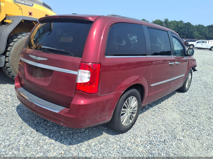 Vin: 2c4rc1cg0er332871, lot: 46248253, chrysler town & country touring-l 20144