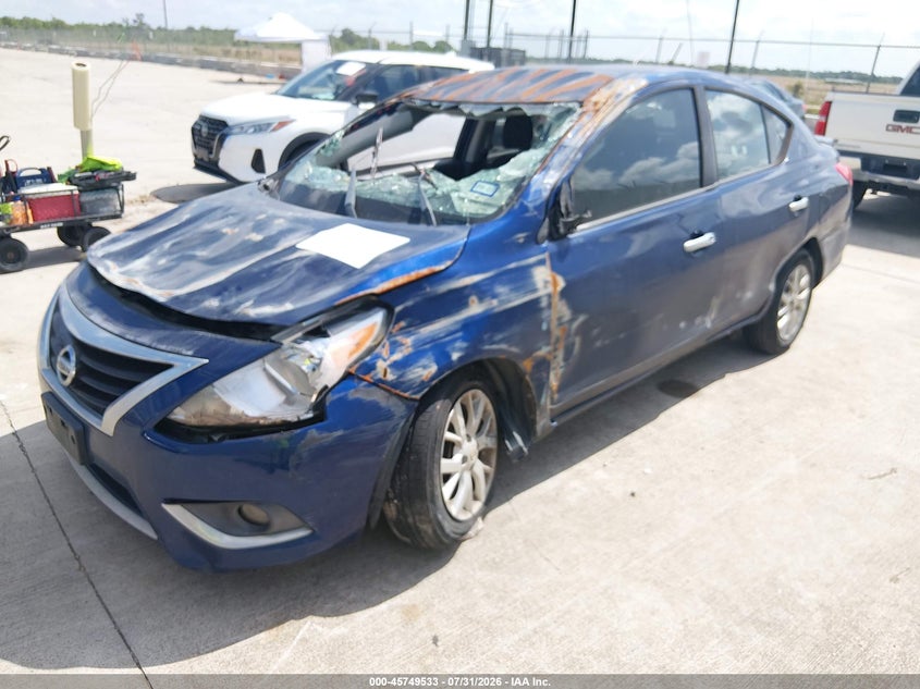 Vin: 3n1cn7ap3jl816534, lot: 46248255, nissan versa 1.6 sv 20182