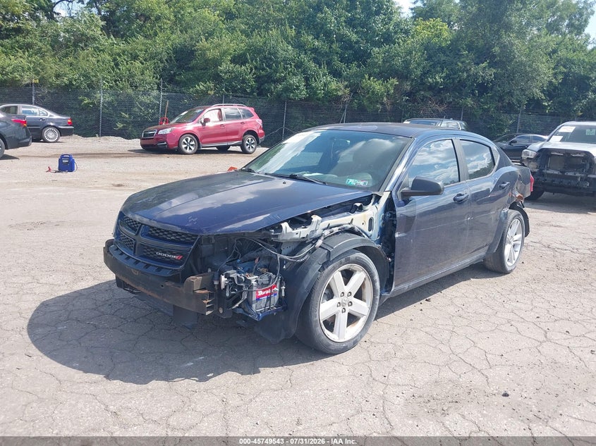 Vin: 1c3cdzab5en228757, lot: 46248265, dodge avenger se 20142