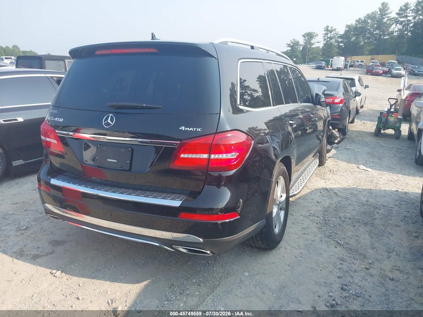 Vin: 4jgdf6ee4kb209607, lot: 46248280, mercedes-benz gls 450 4matic 20194