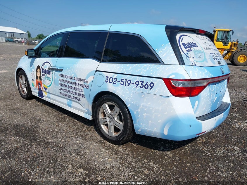 Vin: 5fnrl5h93db006025, lot: 46248302, honda odyssey touring/touring elite 20133