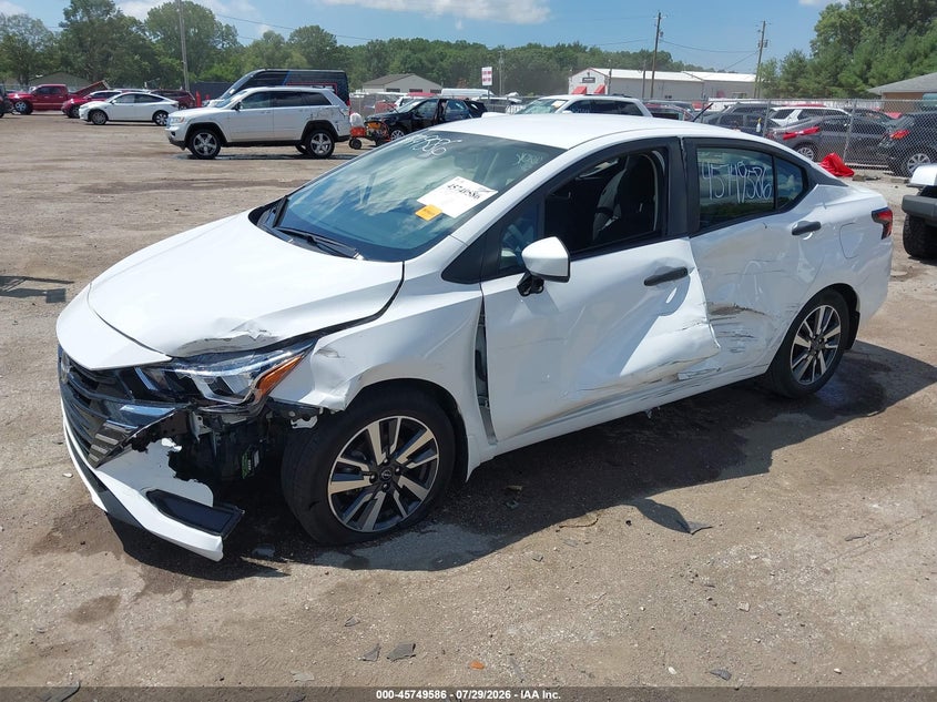 Vin: 3n1cn8dv2pl812418, lot: 46248308, nissan versa 1.6 s xtronic cvt 20232