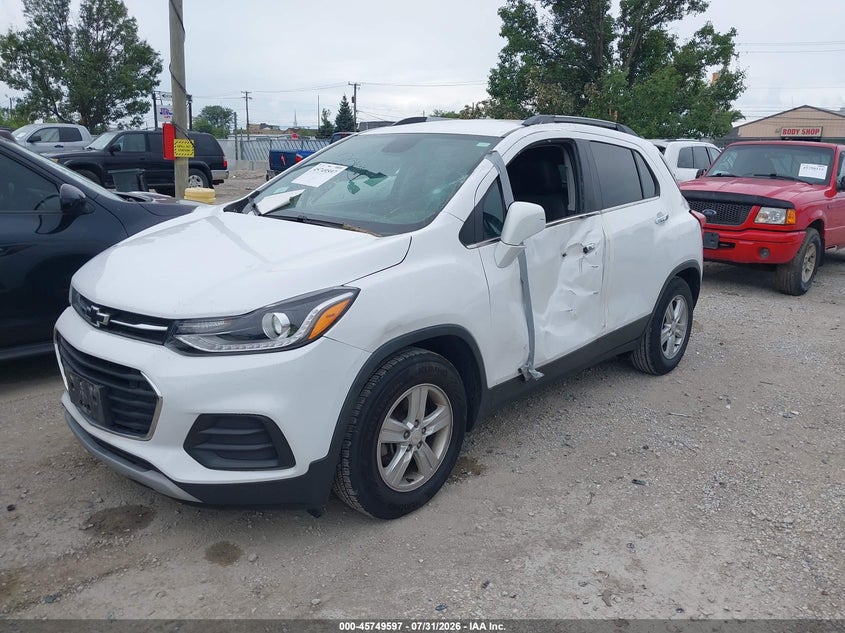 Vin: 3gncjlsb2ll310319, lot: 46248320, chevrolet trax fwd lt 20202