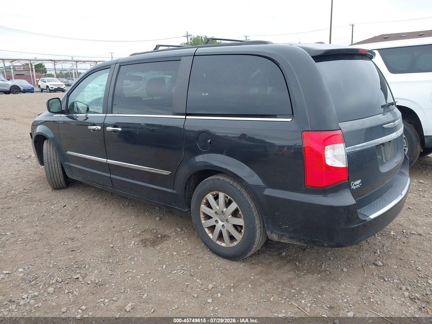 Vin: 2c4rc1bg9er455523, lot: 46248337, chrysler town & country touring 20143