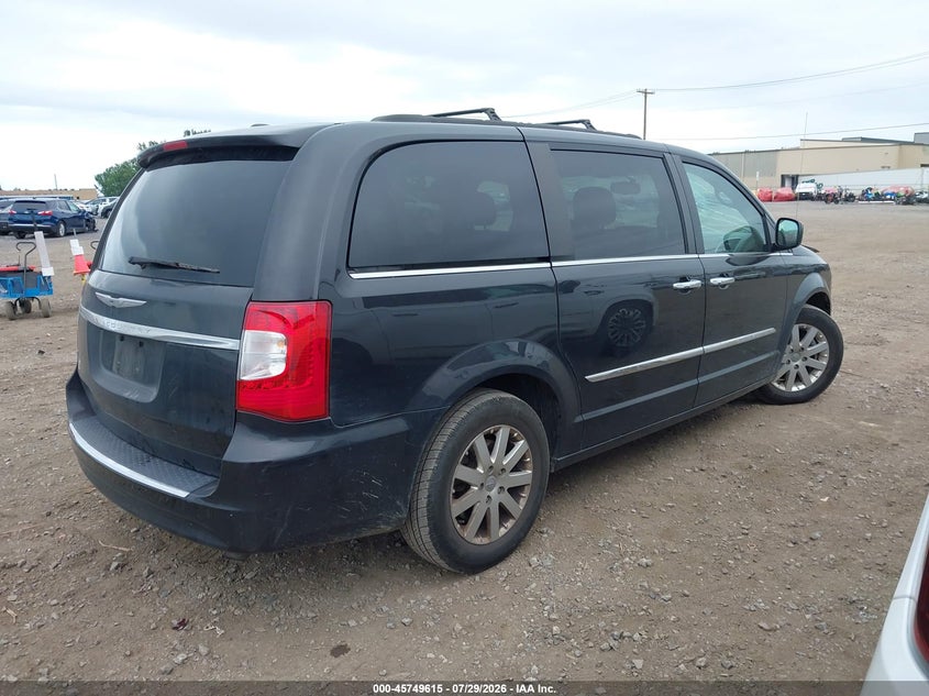 Vin: 2c4rc1bg9er455523, lot: 46248337, chrysler town & country touring 20144