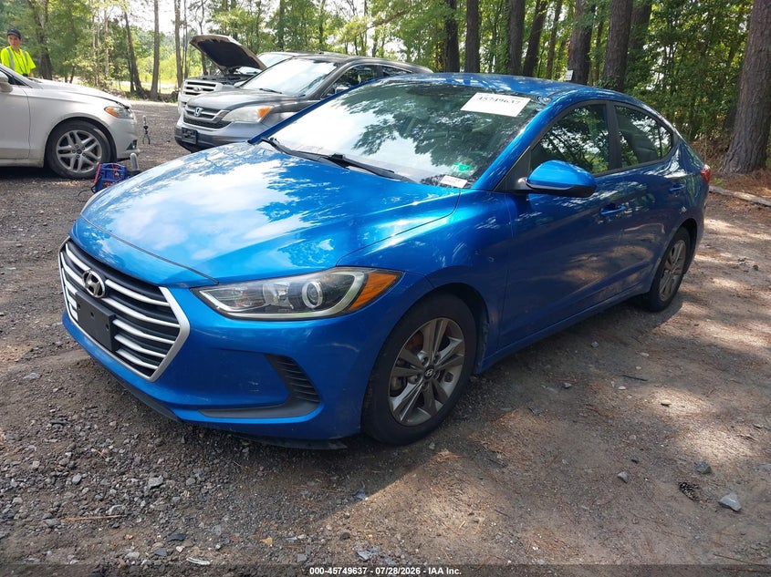 Vin: 5npd84lf4jh299479, lot: 46248359, hyundai elantra sel 20182