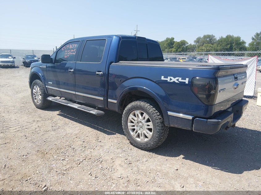 Vin: 1ftfw1et0dfc23028, lot: 46248361, ford f-150 platinum 20133
