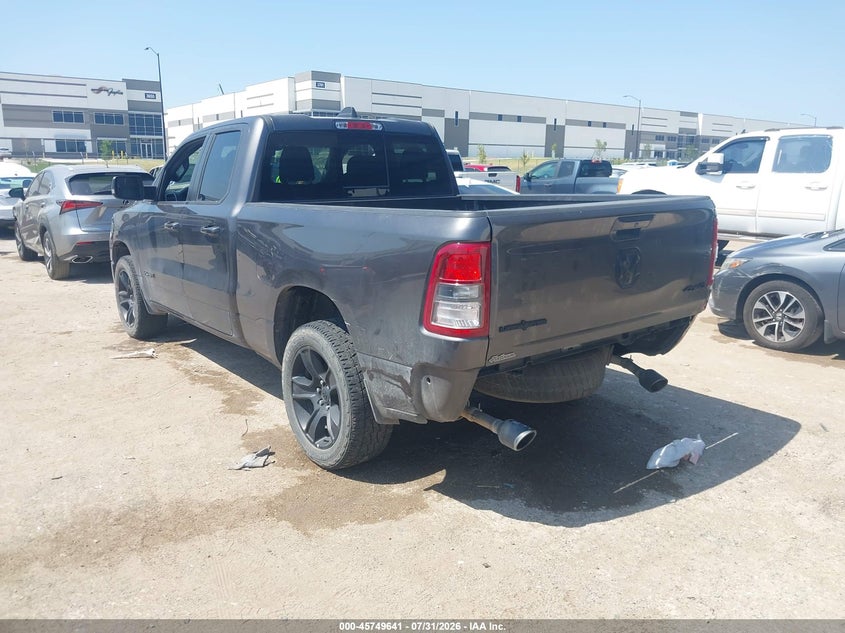 Vin: 1c6srfbt6mn833102, lot: 46248362, ram 1500 lone star  4x4 6'4 box 20213