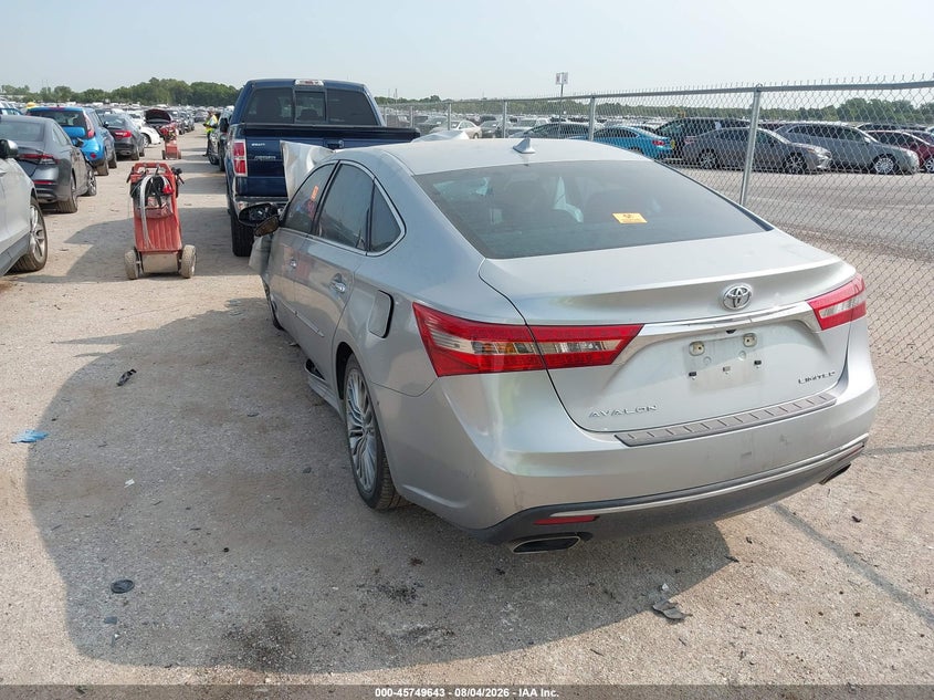 Vin: 4t1bk1eb7gu224786, lot: 46248365, toyota avalon limited 20163