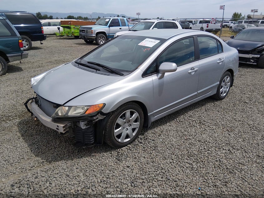 2008 Honda Civic, Normal Wear & Tear, IAAI, VIN 2HGFA16518H339052 — photo 2