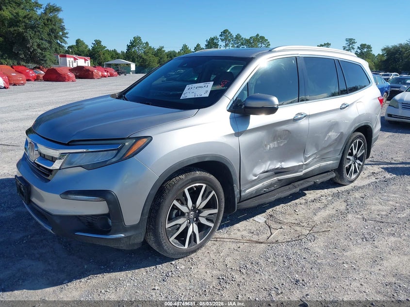 Vin: 5fnyf6h95kb061744, lot: 46248373, honda pilot touring 20192