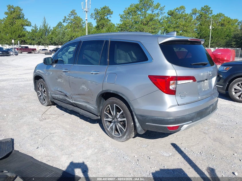 Vin: 5fnyf6h95kb061744, lot: 46248373, honda pilot touring 20193