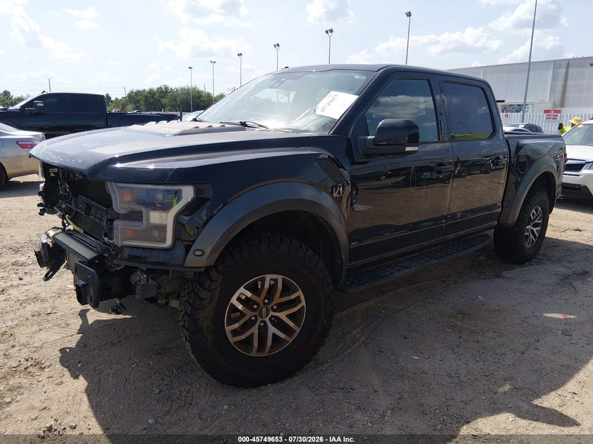 Vin: 1ftfw1rg4hfb65959, lot: 46248375, ford f-150 raptor 20172