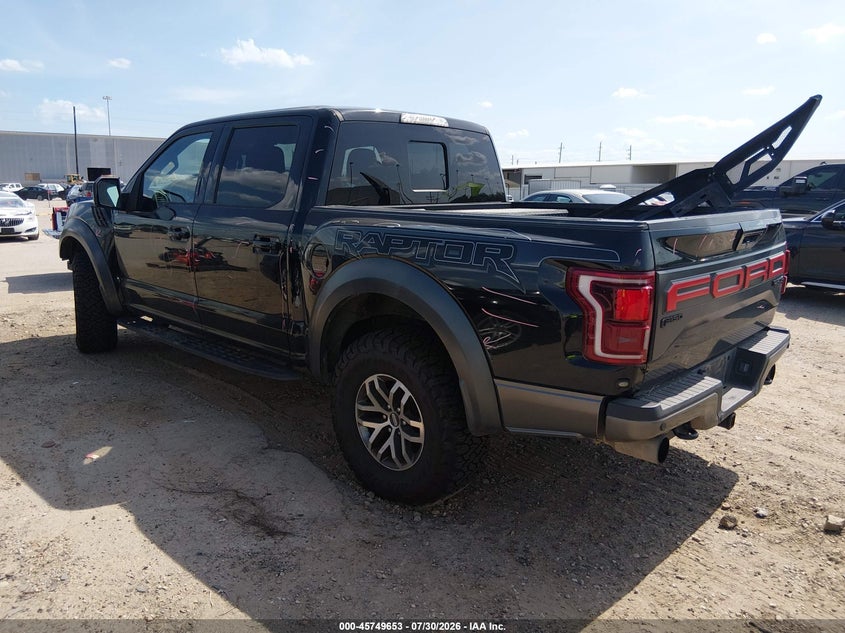 Vin: 1ftfw1rg4hfb65959, lot: 46248375, ford f-150 raptor 20173
