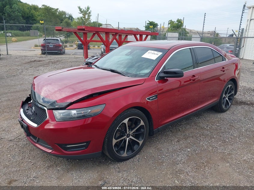Vin: 1fahp2kt4fg174760, lot: 46248378, ford taurus sho 20152