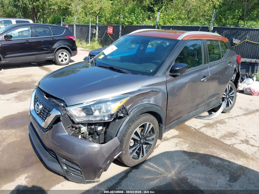Vin: 3n1cp5cu2jl504190, lot: 46248388, nissan kicks sv 20182