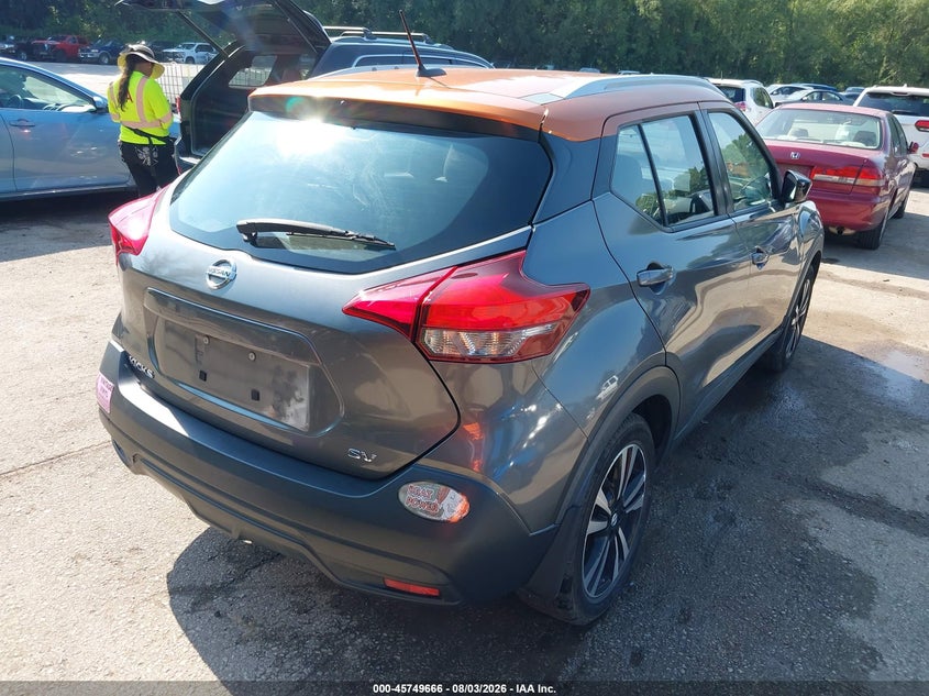 Vin: 3n1cp5cu2jl504190, lot: 46248388, nissan kicks sv 20184