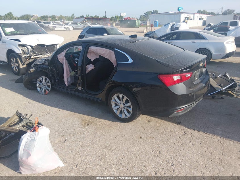 Vin: 1g1zd5st4rf177475, lot: 46248391, chevrolet malibu fwd 1lt 20243
