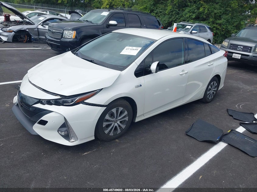 Vin: jtdkarfp3l3152811, lot: 46248402, toyota prius prime limited 20202