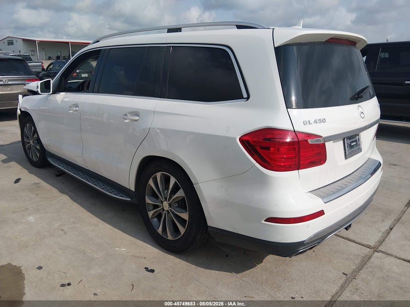 Vin: 4jgdf7ce1ea385999, lot: 46248405, mercedes-benz gl 450 4matic 20143