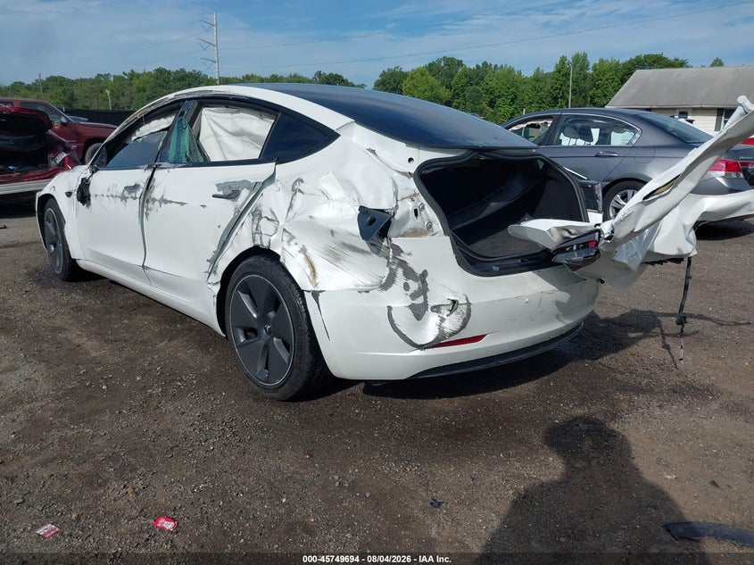 2021 TESLA MODEL 3 SEDAN ELECTRIC
