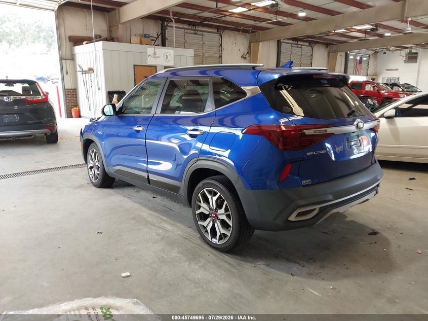 Vin: kndetca23m7099697, lot: 46248417, kia seltos sx turbo 20213