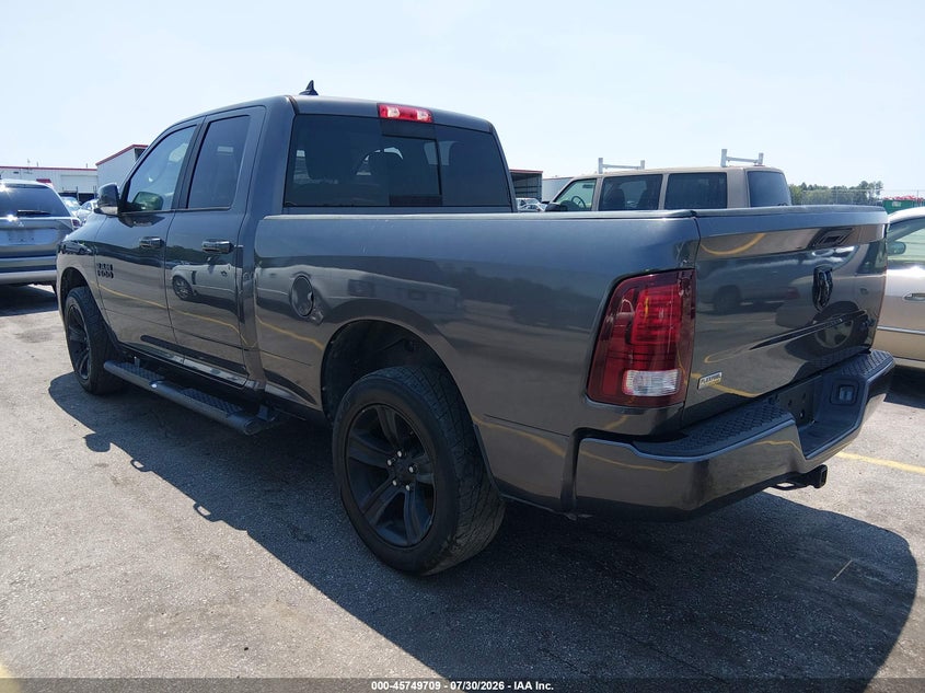 Vin: 1c6rr7hg9js260532, lot: 46248431, ram 1500 sport  4x4 6'4 box 20183