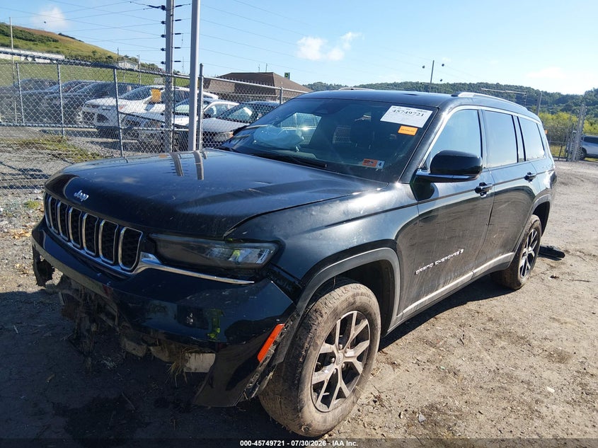 Vin: 1c4rjkbg0s8679816, lot: 46248443, jeep grand cherokee l limited 4x4 20252