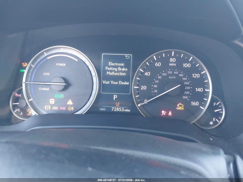 2021 LEXUS RX 450H auction photo 7