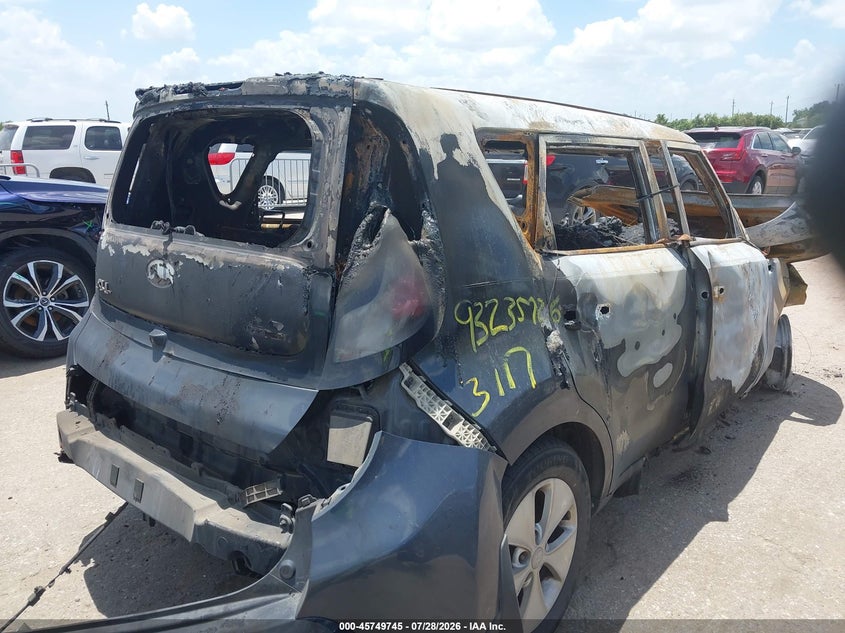 Vin: kndjp3a57g7293117, lot: 46248467, kia soul + 20164