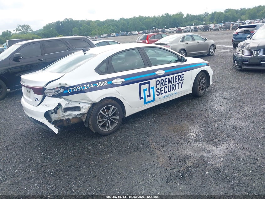 Vin: 3kpf24ad7pe594844, lot: 46248486, kia forte lxs 20234