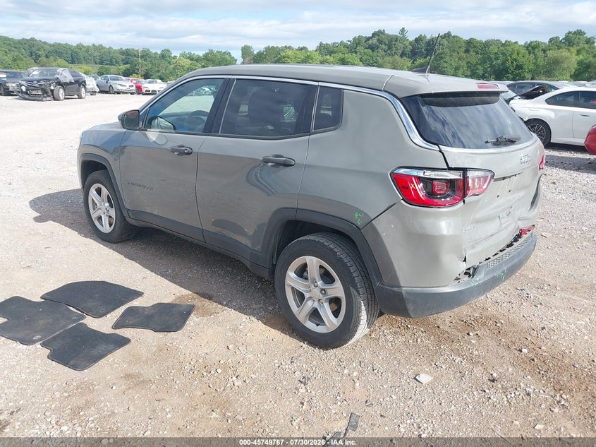Vin: 3c4njdan3pt537141, lot: 46248489, jeep compass sport 4x4 20233