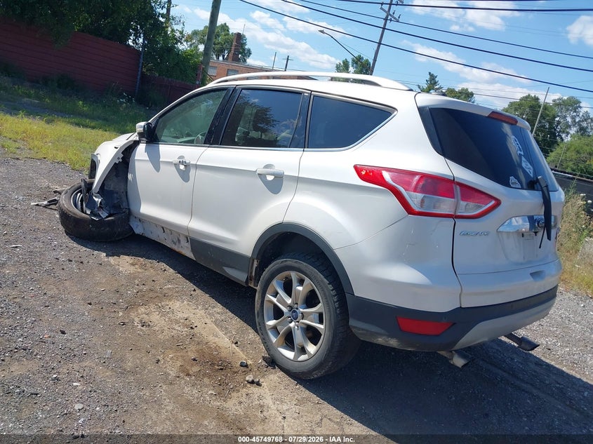 Vin: 1fmcu9j94euc82951, lot: 46248490, ford escape titanium 20143