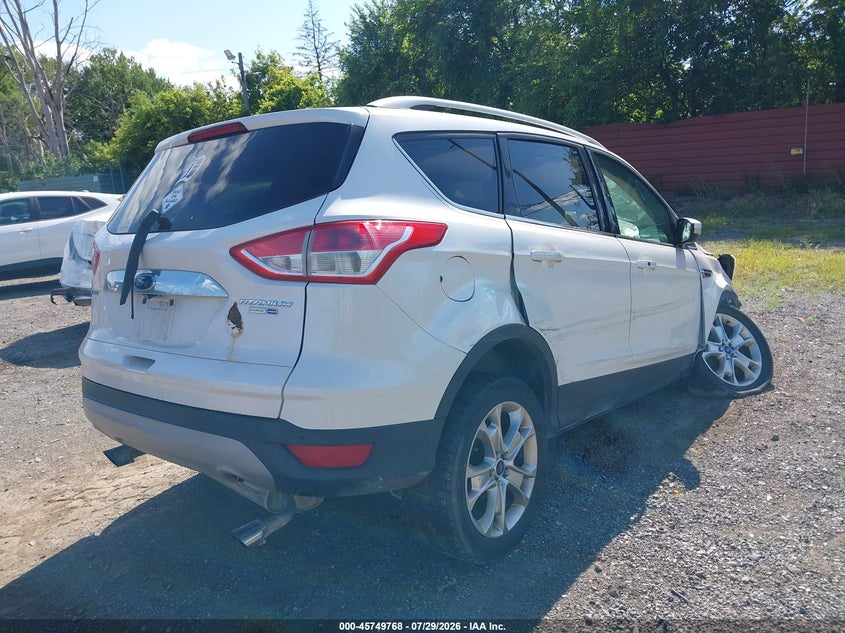 Vin: 1fmcu9j94euc82951, lot: 46248490, ford escape titanium 20144