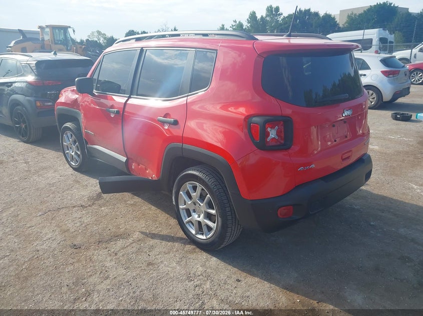 Vin: zacnjbab9lpl25613, lot: 46248500, jeep renegade sport 4x4 20203