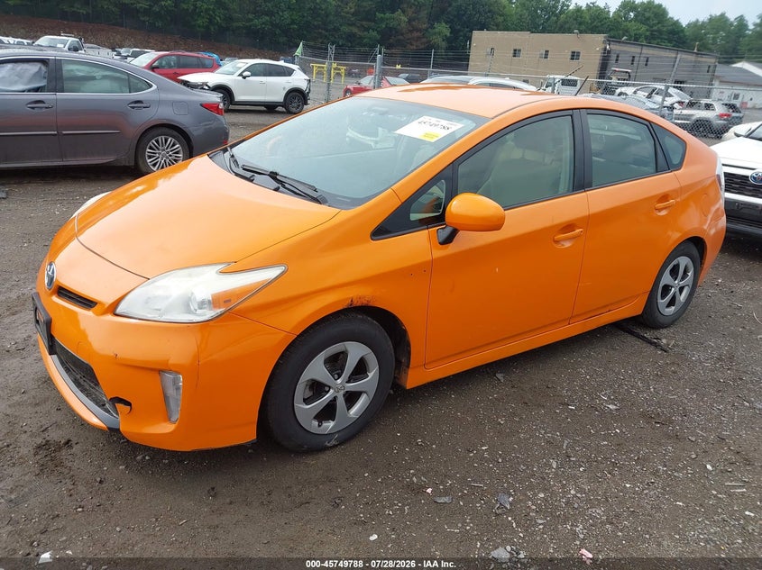 Vin: jtdkn3duxc5505429, lot: 46248509, toyota prius three 20122