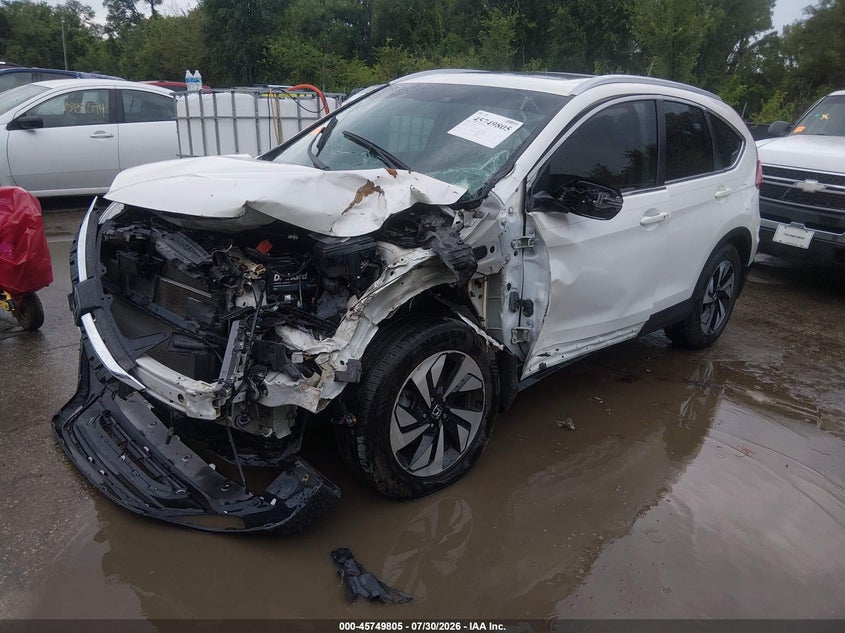 Vin: 5j6rm3h98gl022878, lot: 46248527, honda cr-v touring 20162