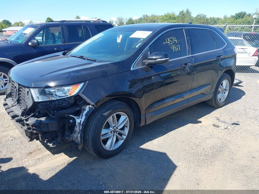 Vin: 2fmpk3j94gbc08927, lot: 46248539, ford edge sel 20162