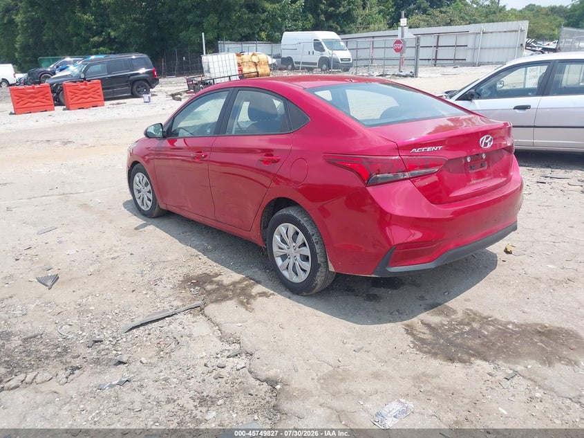 2021 HYUNDAI ACCENT auction photo 3