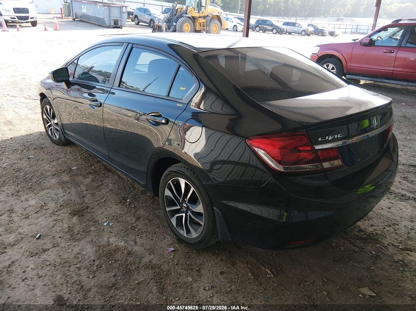 Vin: 19xfb2f88ee056442, lot: 46248550, honda civic ex 20143