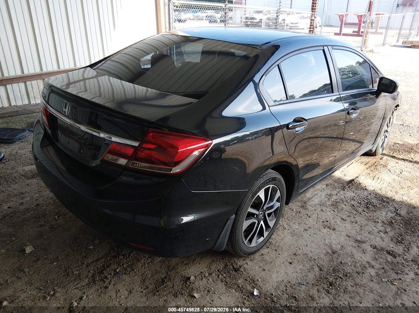 Vin: 19xfb2f88ee056442, lot: 46248550, honda civic ex 20144