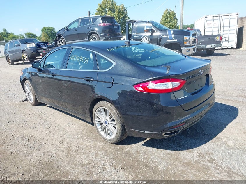 2013 FORD FUSION SEDAN 2.0L I-4 DI, DOHC, VVT, TURBO, 231HP