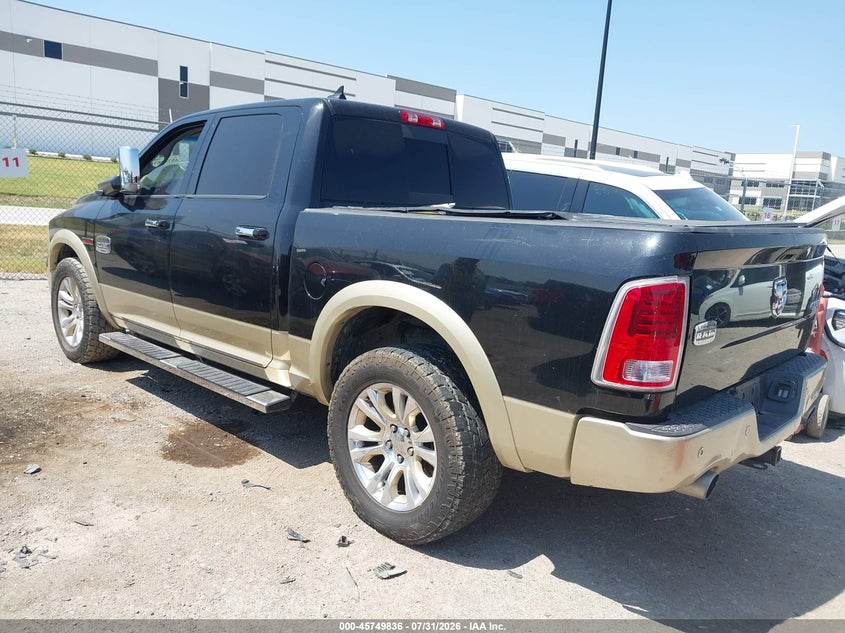 Vin: 1c6rr7pm5es402436, lot: 46248558, ram 1500 longhorn 20143